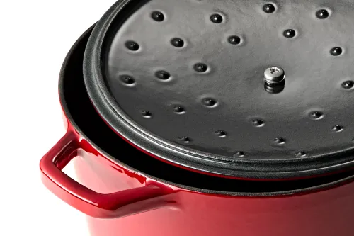 Garnek Gerlach Natur Iron Indukcja Żeliwo 3l Bordowy