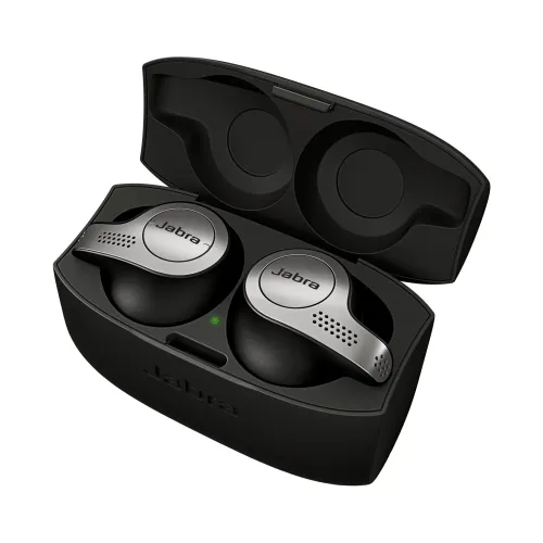 Słuchawki bezprzewodowe Jabra Elite 65t Dokanałowe Bluetooth 5.0 Titanium black