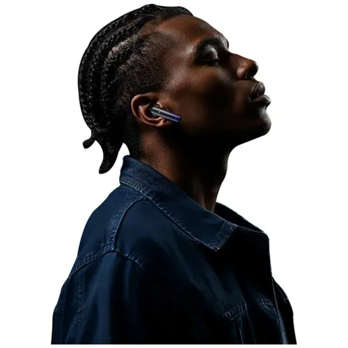 Słuchawki bezprzewodowe USAMS Echo E02 TWS ANC+ENC Dokanałowe Bluetooth 5.3 Czarny