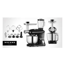Robot kuchenny planetarny MOZANO Rob 02 1400W z blenderem kielichowym Czarny