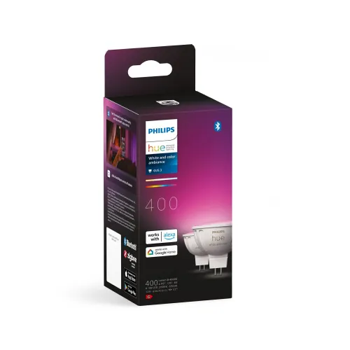 Żarówka LED Philips Hue White and Color Ambiance MR16 2szt.