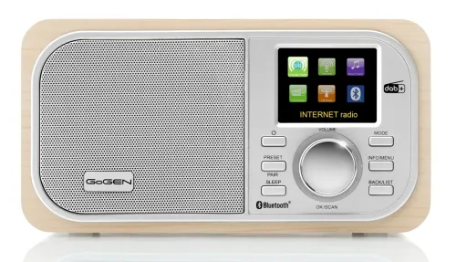 Radioodbiornik GoGEN IR 237 BTDAB Radio FM DAB+ Internetowe Bluetooth Brązowy