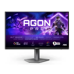 Monitor AOC AGON PRO AG276QZD2 26,7" 2K QD-OLED 240Hz 0,03ms Gamingowy