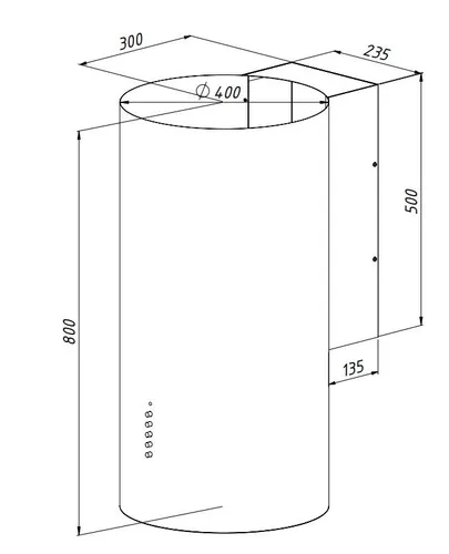 Вытяжка Akpo WK-4 Balmera WL 450 черный