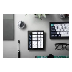 Klawiatura KEYCHRON Q0 Max Wireless Number Pad Switch Gateron Jupiter Banana Czarno-biały