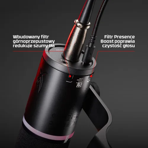 Mikrofon HyperX FlipCast Przewodowy Dynamiczny Czarny
