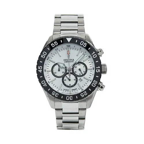 Часы Festina Ceramic Chrono F20575/1 Silver