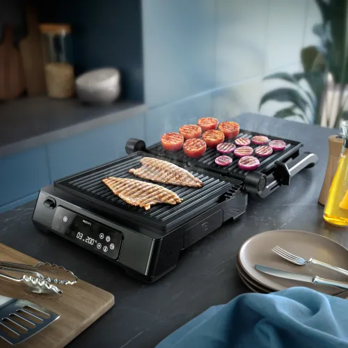 Grill elektryczny Philips Series 7000 HD6307/70 Programy automatyczne