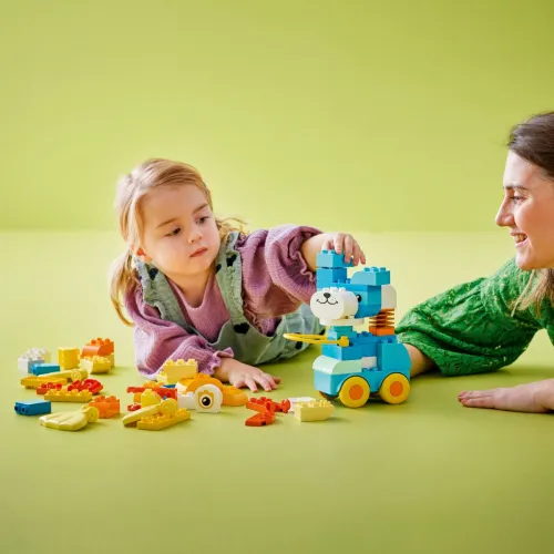 LEGO Klocki DUPLO 10448 3 w 1 Zwierzątka na kółkach