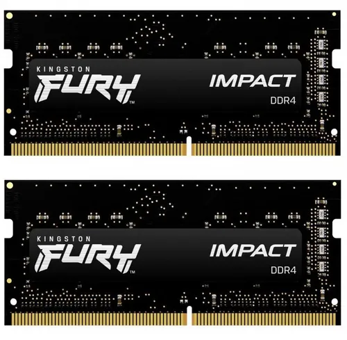 Pamięć Kingston FURY Impact DDR4 16GB (2 x 8GB) 2666 CL15 SODIMM