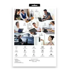 Etui na iPad Pro 11 cali TYPECASE Flexbook Touch Jasnoróżowy Klawiatura