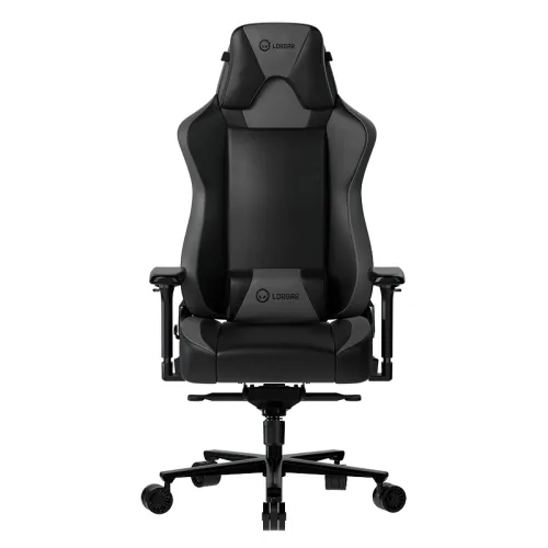 Fotel Lorgar Base 311 Gamingowy do 150kg Skóra ECO Czarno-szary