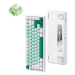 Klawiatura MCHOSE G75 Pro Matcha Latte V2 Switch Biało-zielony