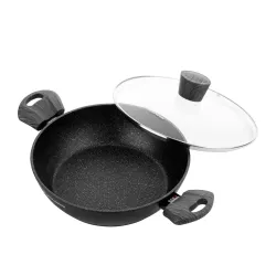 Garnek aluminiowy z pokrywką niski FLORINA BONO 2,5 l