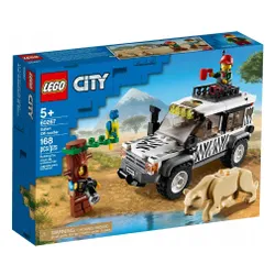 Lego City 60267 Terenówka Safari Lew Lwica Papuga