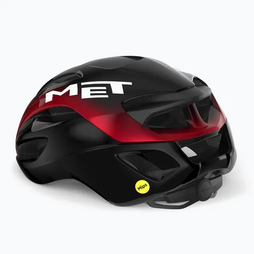 Kask rowerowy MET Rivale II Mips black/ red metallic glossy