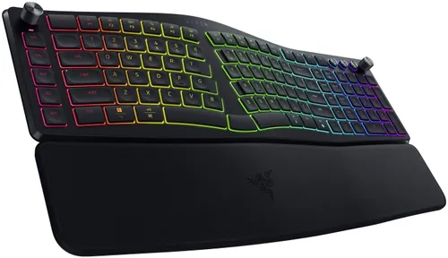 Klawiatura Razer Pro Type Ergo US bezprzewodowa 100% (full-size) podświetlana czarna