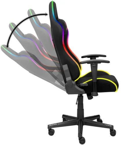 Fotel MAD DOG GCH800 RGB Czarny