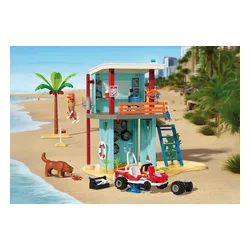Playmobil Zestaw z figurkami My Life 71903 Wieża ratownicza i plażowy samochód buggy