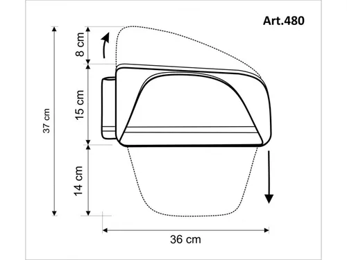 Велосумка на багажник SPORT ARSENAL арт. 480