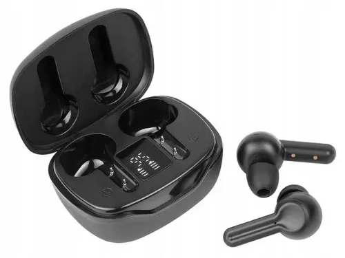 Słuchawki bezprzewodowe Tracer T2 TWS BT Dokanałowe Bluetooth 5.1 Czarny