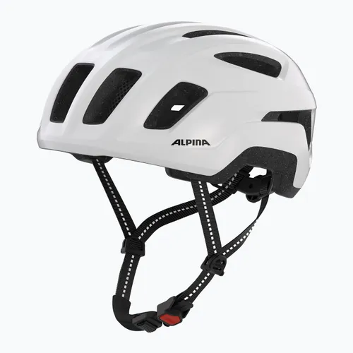 Kask rowerowy Alpina Paranus Urban white gloss