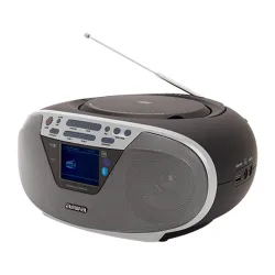 Radioodtwarzacz Aiwa Boombox BBTU-500DAB/SL Bluetooth DAB+ Srebrny
