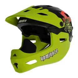 Kask KAMIKAZE Ronin Zielony Full Face (rozmiar L)
