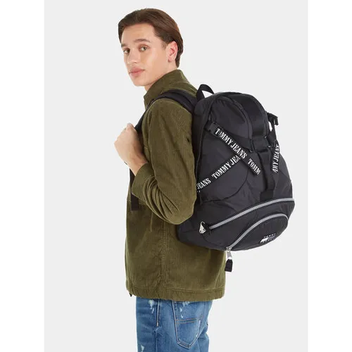 Tommy Jeans TJM Heritage ridicat Rucsac AM0AM11655 Negru BDS