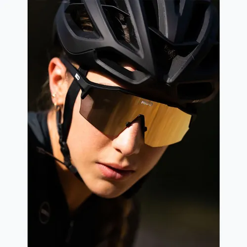 Okulary przeciwsłoneczne Koo Alibi black matt/gold mirror