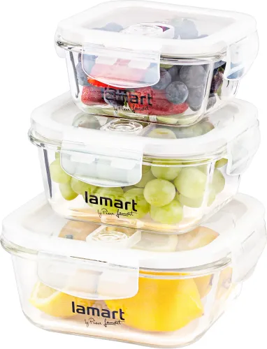 Zestaw pojemników Lamart Air LT6012 3szt.