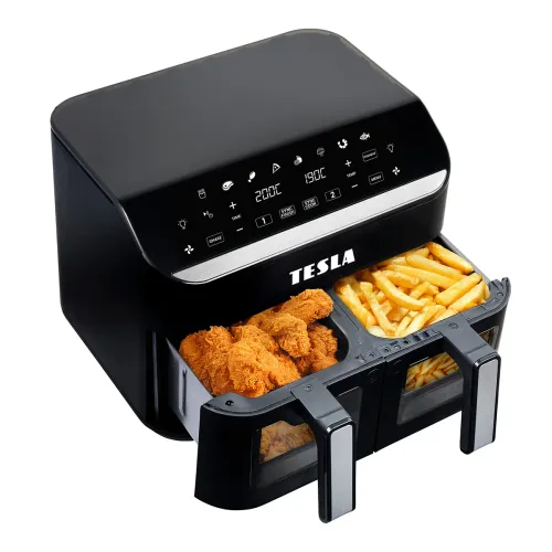 Air fryer Tesla AirCook DualZone Q460 XXL 2400W 9l