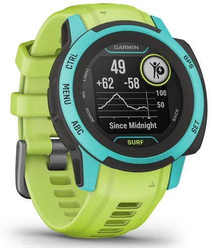 Смарт-часы Garmin Instinct 2s Surf Edition 40mm GPS сине-зеленый