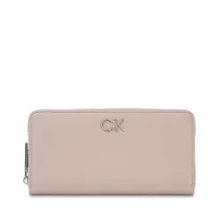 Женский кошелек Calvin Klein Re-Lock с кошельком Lg K60k609699 Shadow Gray PE1