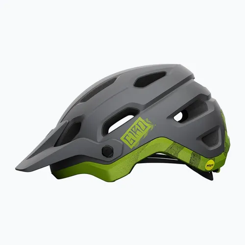 Kask rowerowy Giro Source Integrated MIPS matte metallic black/ano lime