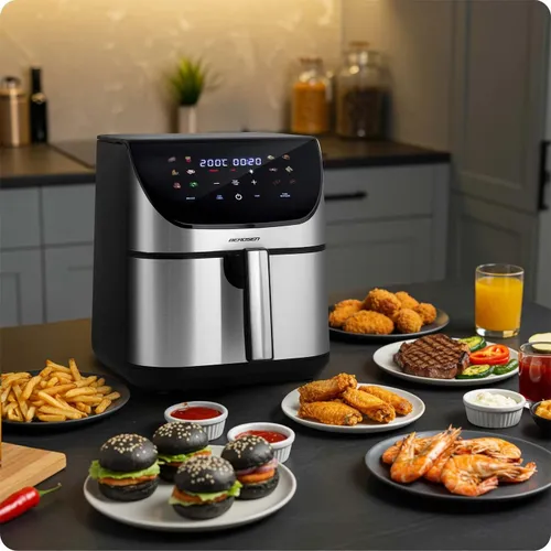 Air Fryer Frytkownica beztłuszczowa BERDSEN BD-659 8l 12 automatycznych programów