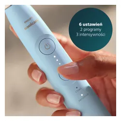 Szczoteczka soniczna PHILIPS Sonicare 6100 HX7406/01 Niebieski
