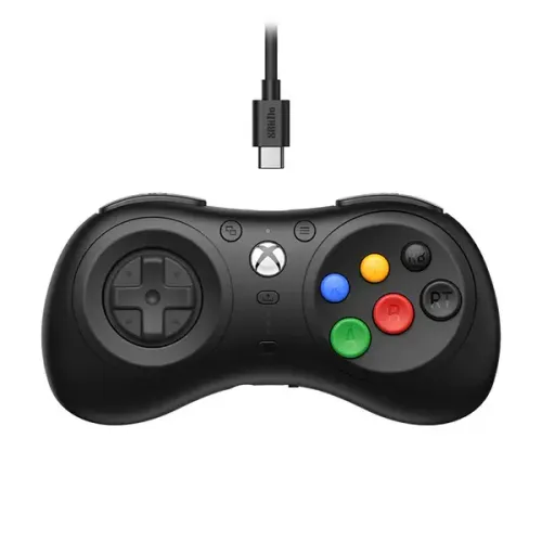 Проводной геймпад 8BitDo M30 для ПК, Xbox, черный