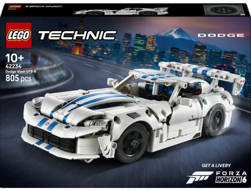 LEGO 42234 Technic: спортивный автомобиль Dodge Viper GTS-R, набор блоков 10+