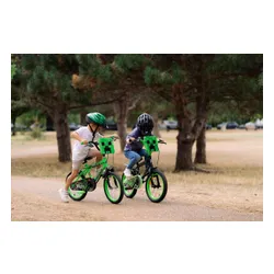 Rower dziecięcy HUFFY Minecraft 16 cali dla chłopca Zielony