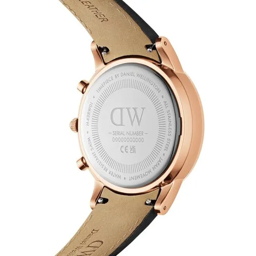 Часы Daniel Wellington Iconic Chronograph Dw00100646 Gold / Black