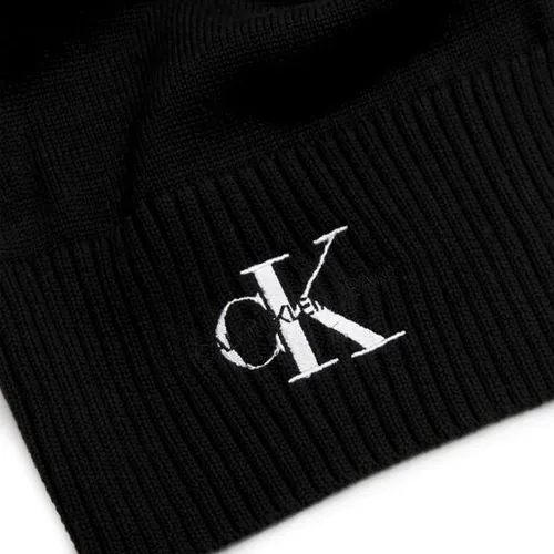 Calvin Klein Jeans Gifting Mono Beanie eșarfă și pălărie Set / eșarfă K50k511199 Negru BDS