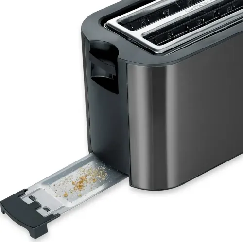 Severin AT 9341 Toster automatyczny ciemny inox-stal nierdzewna