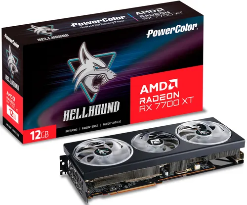 Karta graficzna POWERCOLOR Radeon RX 7700 XT Hellhound 12GB