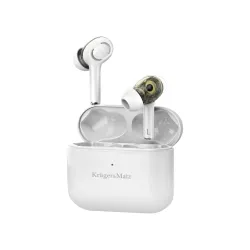 Słuchawki bezprzewodowe Kruger & Matz M4 Pro KMPM4 Dokanałowe Bluetooth 5.0 Biały