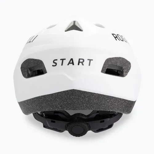 Kask rowerowy dziecięcy Rogelli Start Jr white/black