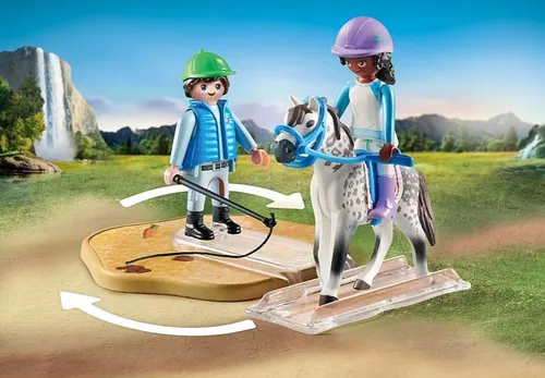 Playmobil Набор фигурок лошадей 71637 Современная конная арена