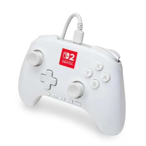 Pad PowerA Advantage Wired Controller Lumectra White do Nintendo Switch 2 Przewodowy