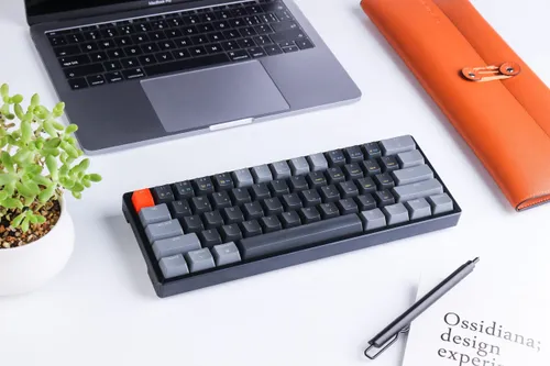 Klawiatura KEYCHRON K12-J3 Wireless Gateron G Pro Brown RGB Czarno-szary