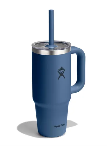 Kubek termiczny Hydro Flask 24 Oz  Travel Tumbler Clear Lid (710 ml) - harbor blue